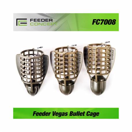 Momitor FEEDER CONCEPT Feeder Vegas Bullet Cage 40/60g, 2buc/set