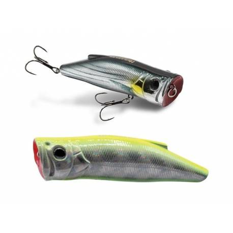 Popper HERAKLES Pop-Ey 90, 9cm, 19.5g, culoare Chartreuse