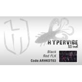 Naluci HERAKLES Hypervibe 3.5", 8.9cm, culoare Black Red FLK