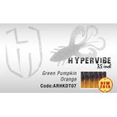 Naluci HERAKLES Hypervibe 3.5", 8.9cm, culoare Green Pumpkin Orange