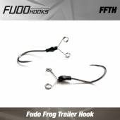 Carlige FUDO Frog Trailer Hook, nr.8/0, BN-Black Nickel, 2buc/plic