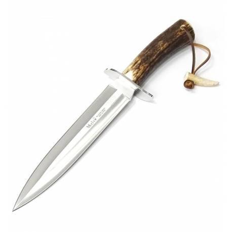 Cutit vanatoare MUELA VIKINGO-23A, lama 22.8cm, maner din corn de cerb