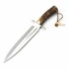 Cutit vanatoare MUELA VIKINGO-23A, lama 22.8cm, maner din corn de cerb