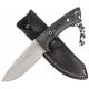 Cutit full tang MUELA GAVILAN M, lama 12.5cm, maner micarta negru, teaca neagra