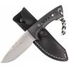 Cutit full tang MUELA GAVILAN M, lama 12.5cm, maner micarta negru, teaca neagra