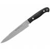 Cutit de vanatoare MUELA CRIOLLO-18, lama 17.5cm, maner micarta negru, teaca piele neagra