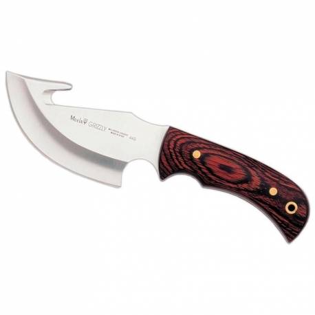 Cutit de jupuit MUELA GRIZZLY-12R, lama 12cm, maner din lemn pakka