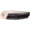 Briceag MUELA NAVALIA-10M.B, lama 10cm, maner micarta negru cu beige