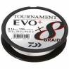 Fir textil DAIWA TOURNAMENT 8X Braid EVO+ Alb, 0.10mm, 6.7kg, 135m