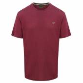 TRICOU KORDA LE LOYAL TEE BURGUNDY MAR.XL