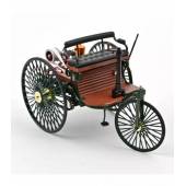 Macheta auto BENZ Patent Motorwagen (1886) 1:18 maro-verde-negru