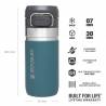 Termos STANLEY Go Quick Flip Water Bottle 0.47L, Lagoon