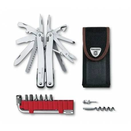 Multifunctional VICTORINOX Swiss Tool Spirit X Plus, 105mm, 35 functii, toc din nylon