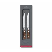 Set 2 cutite VICTORINOX Grand Maître Steak Knife, lama forjata 12cm, maner din lemn de artar