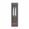 Set 2 cutite VICTORINOX Grand Maître Steak Knife, lama forjata 12cm, maner din lemn de artar