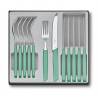 Set de tacamuri VICTORINOX Swiss Modern Table Set Tomato Knife, Mint Green, 12 piese