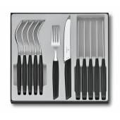 Set de tacamuri VICTORINOX Swiss Modern Table Set Tomato Knife, Black, 12 piese