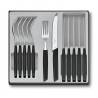 Set de tacamuri VICTORINOX Swiss Modern Table Set Tomato Knife, Black, 12 piese