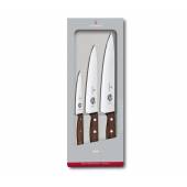 Set cutite pentru transat VICTORINOX Wood, 3 piese, Gift Box