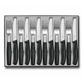 Set tacamuri VICTORINOX Swiss Classic Table Set, 12 Piese, Black