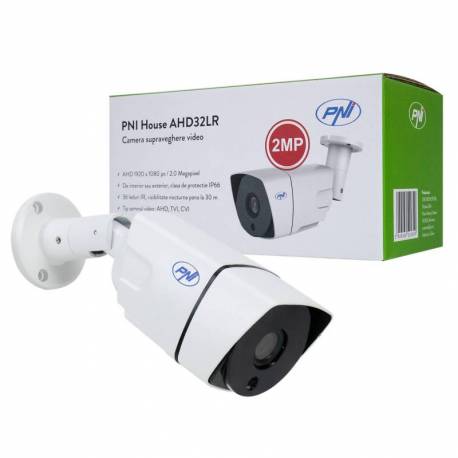 Camera supraveghere video PNI House AHD32LR, 2MP, 1080P, de exterior IP66, 36 LED IR