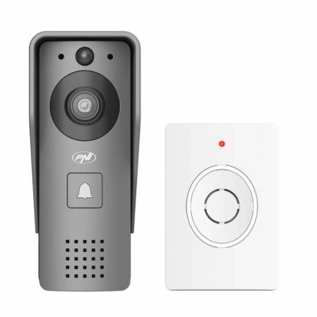 Interfon video inteligent PNI House 910 WiFi HD, P2P, iesire yala, aplicatie dedicata Tuya Smart