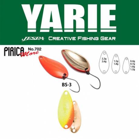 Lingurita oscilanta YARIE 702 Pirica More 1.5g, culoare BS-3 First Lemon