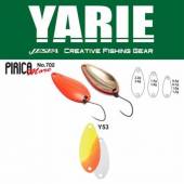 Lingurita oscilanta YARIE 702 Pirica More 1.5g, culoare Y53 Lemon/Orange