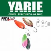 Lingurita oscilanta YARIE 702 Pirica More 1.5g, culoare Y72 Green/Pink