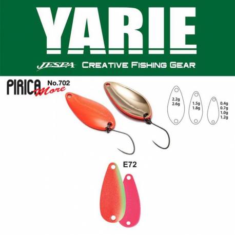 Lingurita oscilanta YARIE 702 Pirica More 2.2g, culoare E72 Kids Plum