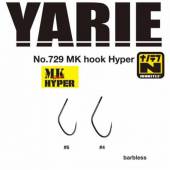 Carlige YARIE 729 MK HYPER Nr.4 Barbless, 16buc/plic