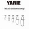Agrafe YARIE-JESPA Crosslock Snap, 50lbs, 9buc/plic