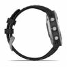 Ceas GARMIN Fenix 6 Silver w/Black Band, GPS, 47mm