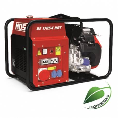 Generator de curent MOSA GE 17000 HBT - AVR, 400V/230V, max. 12.8kW, motor pe benzina Honda i-GX800 25CP