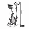 Bicicleta de exercitii TOORX BRX COMPACT MFIT, volata 6kg, max.100kg