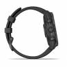 Ceas GARMIN fēnix® 7 Sapphire Solar Titan DLC Carbon Grey cu brăţară neagră, 47mm