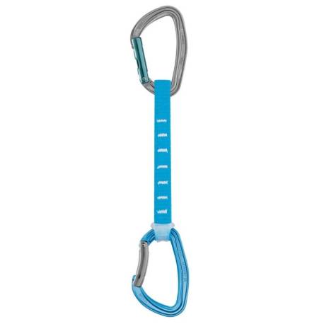 Bucla echipata PETZL Djinn Axess, Blue, 17cm