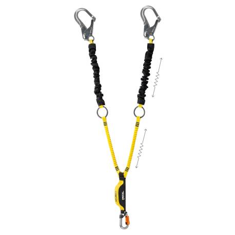 Lonja PETZL Absorbica-Y Tie-Back pentru utilizatori intre 50 si 140kg