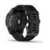 Ceas GARMIN fēnix 7 Sapphire Solar Titan DLC Black cu brăţară neagră 47mm