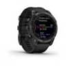 Ceas GARMIN fēnix 7 Sapphire Solar Titan DLC Grey cu brăţară neagră 47mm