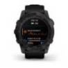 Ceas GARMIN fēnix 7X Sapphire Solar Titan DLC Black cu brăţară neagră 51mm