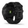 Ceas GARMIN fēnix 7X Sapphire Solar Titan DLC Black cu brăţară neagră 51mm