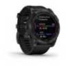 Ceas GARMIN fēnix 7X Solar Slate Grey cu curea neagră 51mm