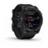 Ceas GARMIN fēnix 7X Solar Slate Grey cu curea neagră 51mm