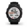 Ceas GARMIN fēnix 7X Solar Slate Grey cu curea neagră 51mm