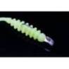 Shad JACKALL Tidebeat 1.5", 3.8cm, culoare Clear Red Flake, 10bucl/plic