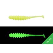 Shad JACKALL Tidebeat 2.0", 5cm, culoare Glow Chartreuse, 8buc/plic