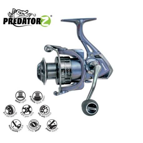 Mulineta PREDATOR-Z Opal Spin 3000FD 5+1BB, 0.28mm/150m, 5.2:1