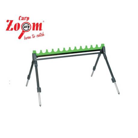 Suport lansete CARP ZOOM Practic Side Rest, 12 posturi, 64x30-45cm