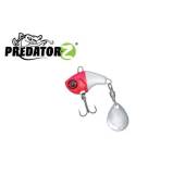 Spinnertail PREDATOR-Z METAL VIBER 2.8cm, 10g, culoare A2 Red Head